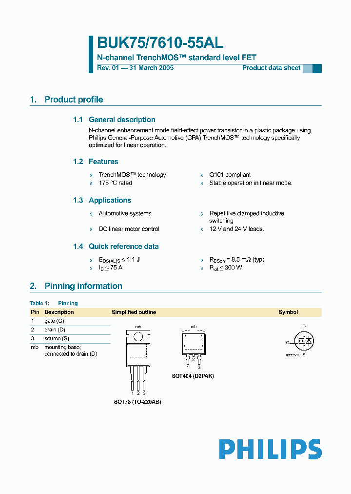 BUK7610-55AL_1221964.PDF Datasheet