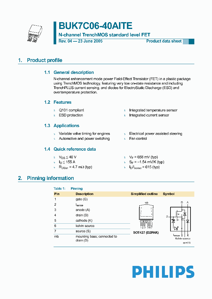 BUK7C06-40AITE_1222000.PDF Datasheet