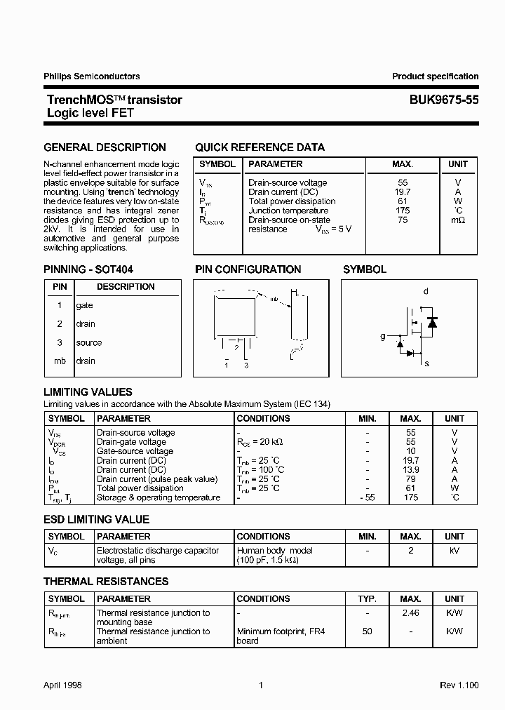 BUK9675-55_1222084.PDF Datasheet