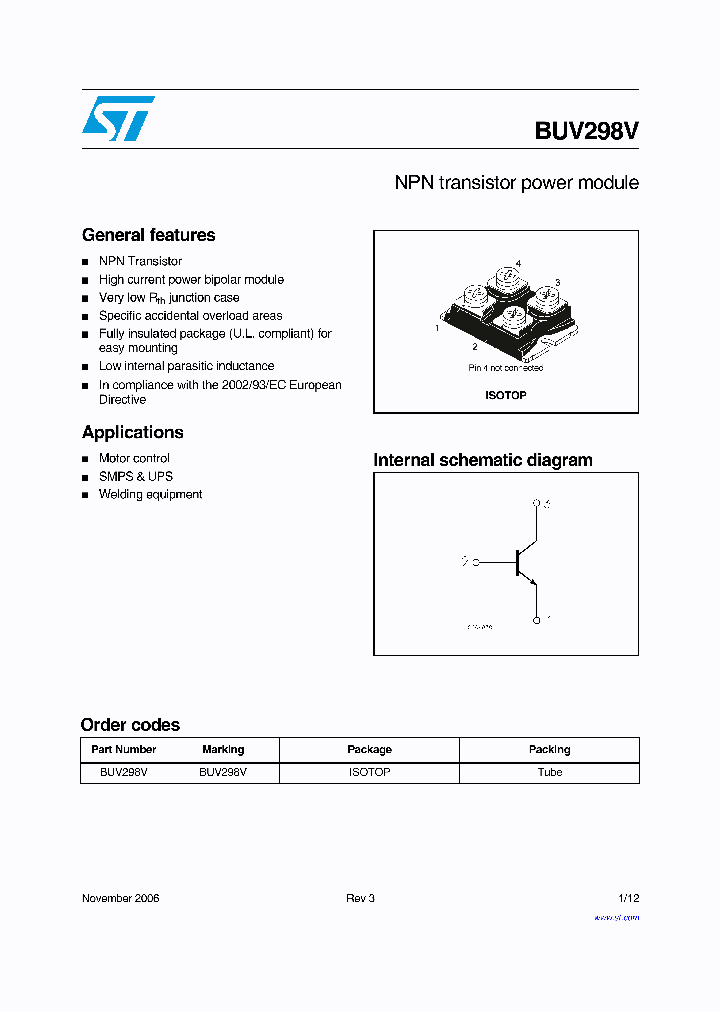 BUV298V06_1125451.PDF Datasheet