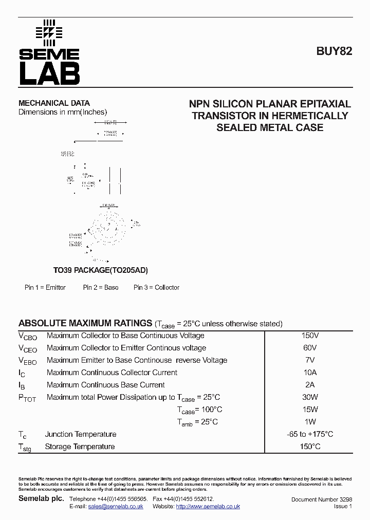 BUY82_1222374.PDF Datasheet