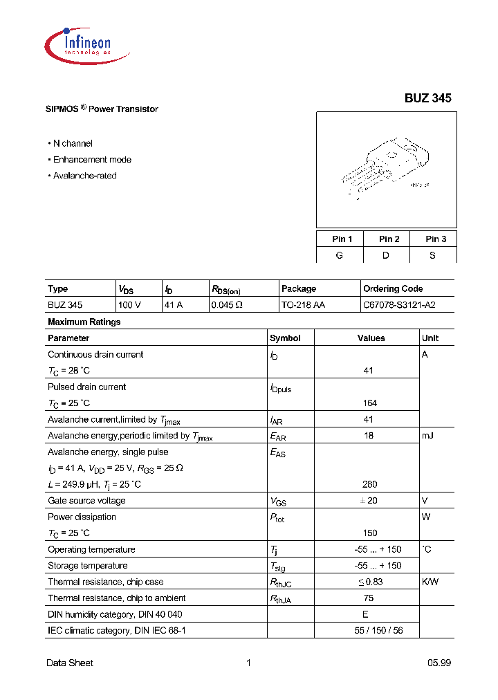BUZ345_1222404.PDF Datasheet