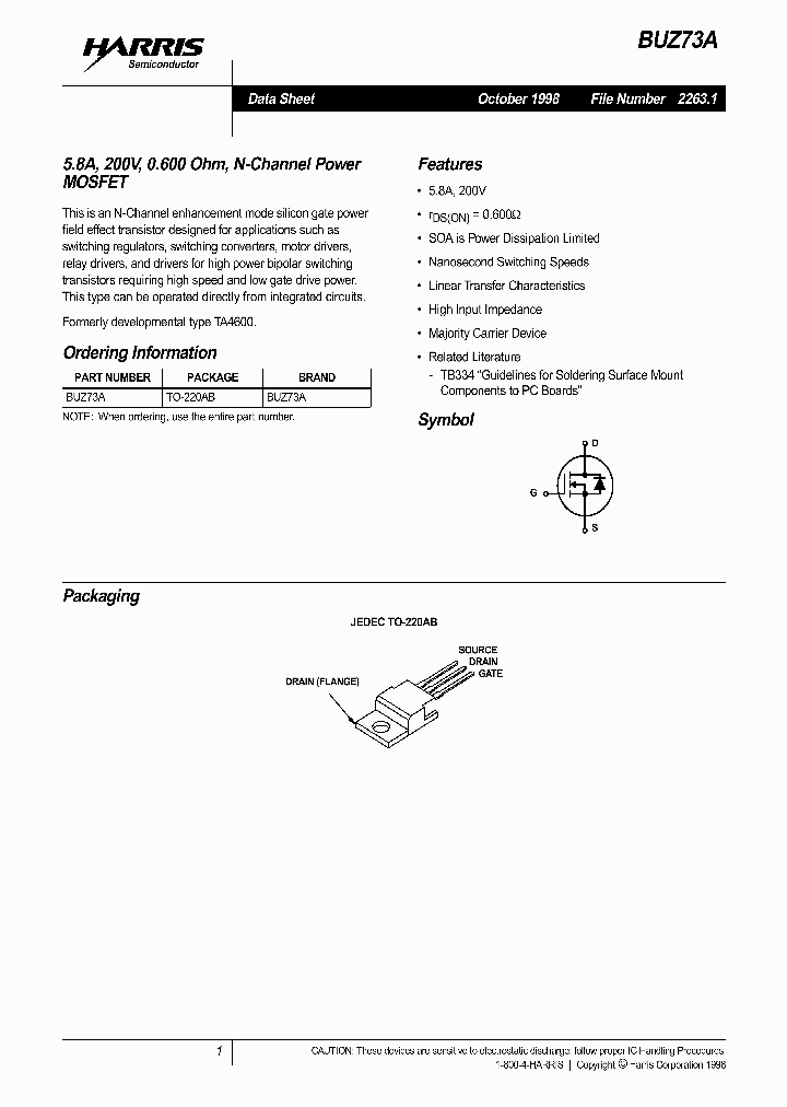 BUZ73A_1222425.PDF Datasheet