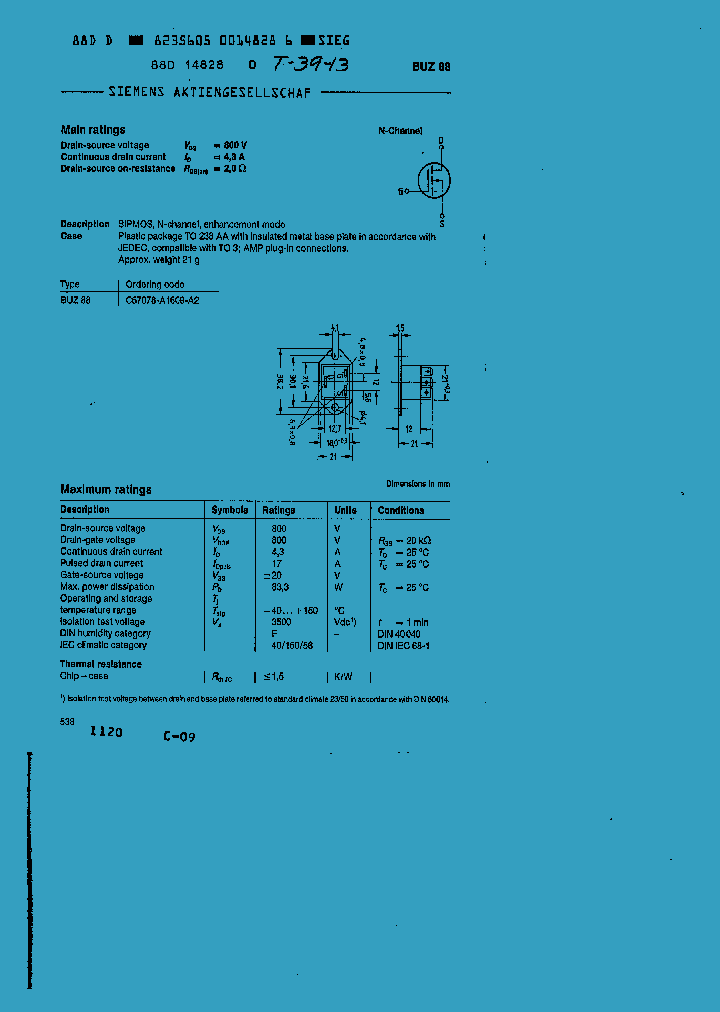 BUZ88_1139850.PDF Datasheet