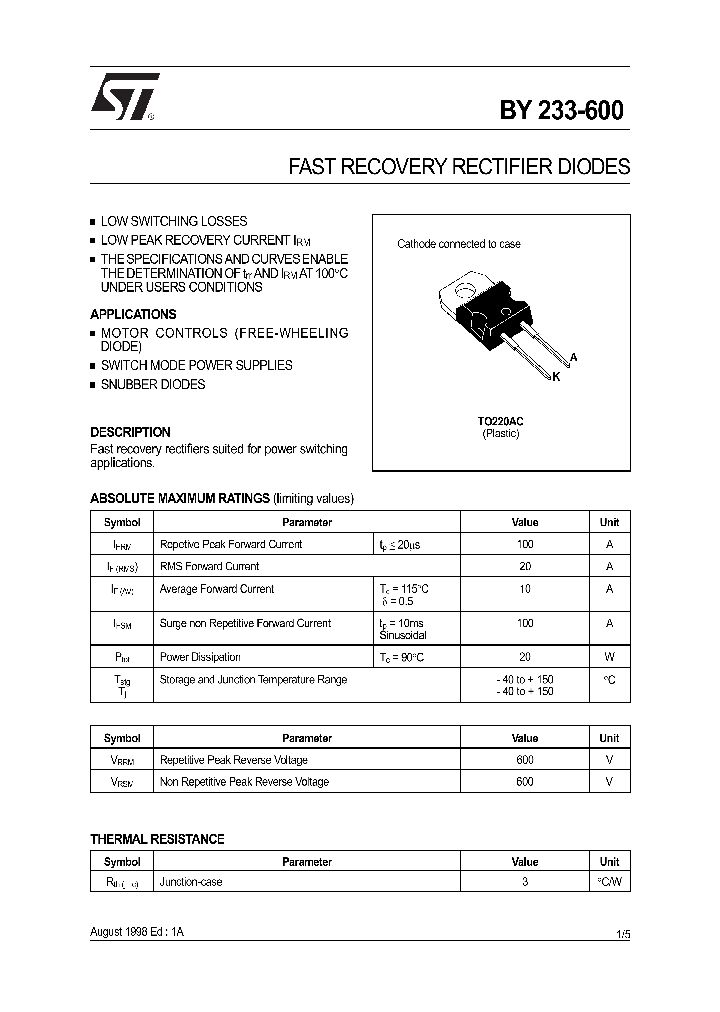 BY233-600_1127725.PDF Datasheet