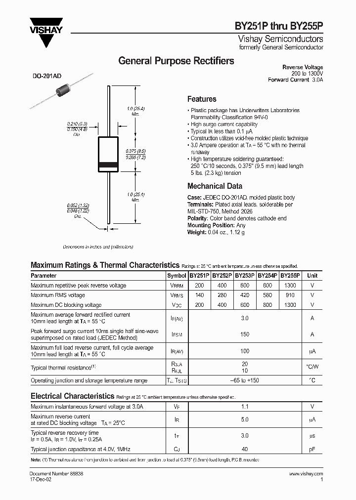 BY251P_1222495.PDF Datasheet
