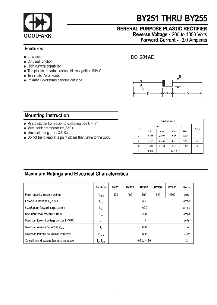 BY255_1222497.PDF Datasheet