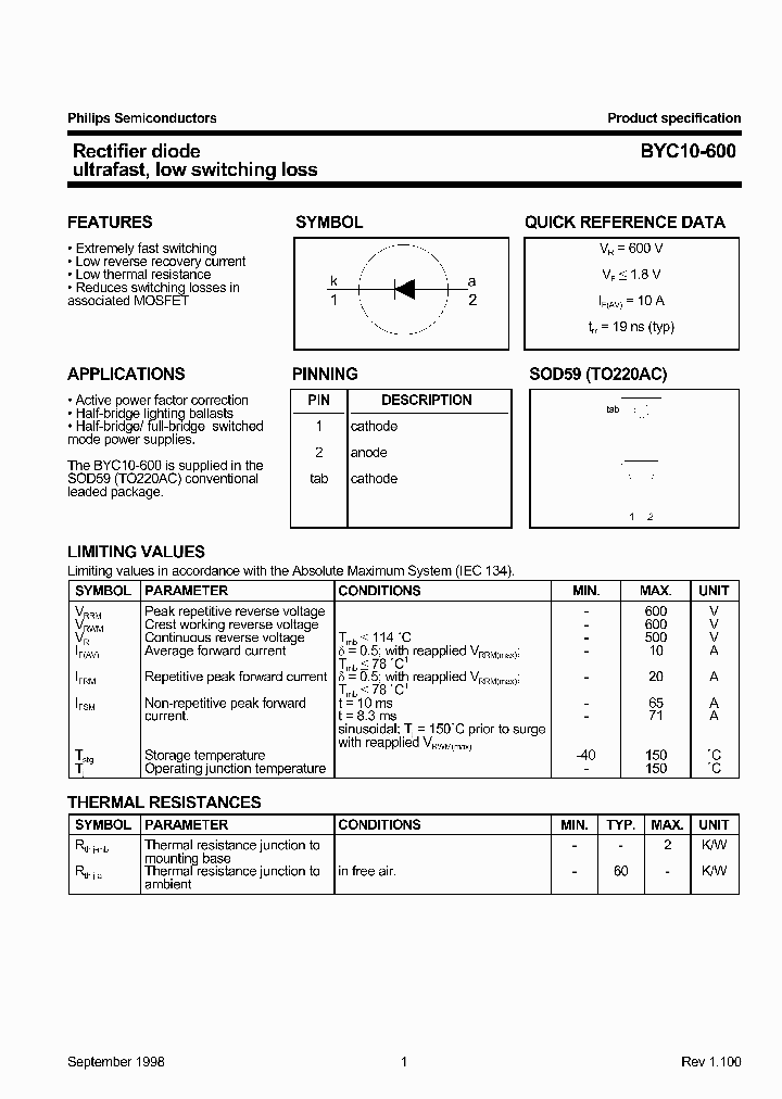 BYC10-600_1122514.PDF Datasheet