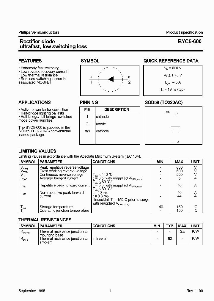 BYC5-600_1222583.PDF Datasheet