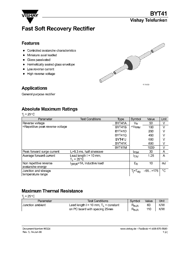 BYT41M_1222696.PDF Datasheet