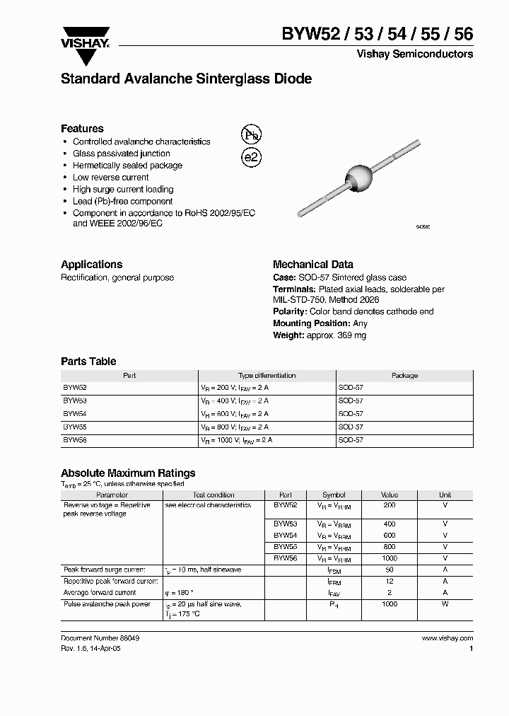 BYW56_1222795.PDF Datasheet