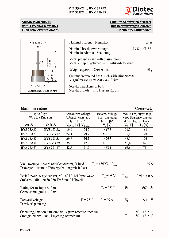 BYZ35K47_1222827.PDF Datasheet