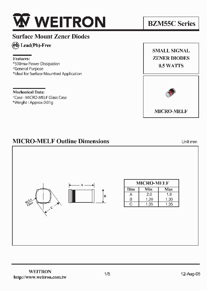 BZM55C5V6_1155192.PDF Datasheet