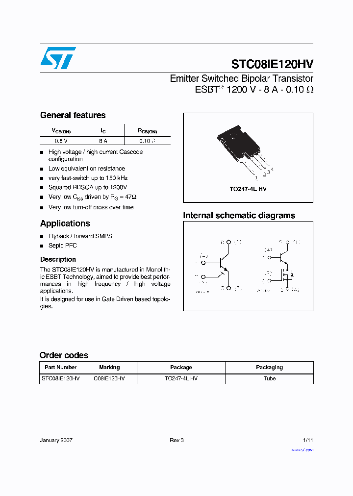 STC08IE120HV_1107403.PDF Datasheet