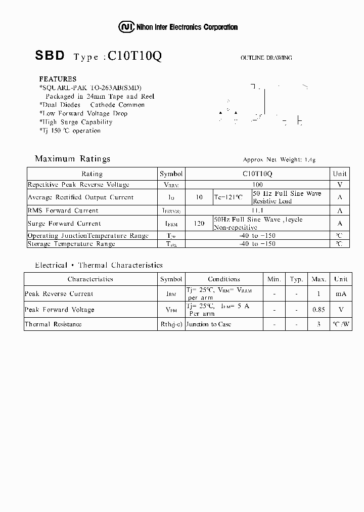 C10T10Q_1223115.PDF Datasheet