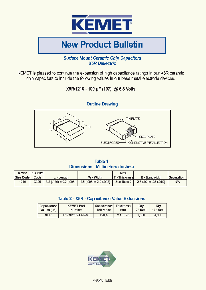 C1210C107M9PAC_1223137.PDF Datasheet