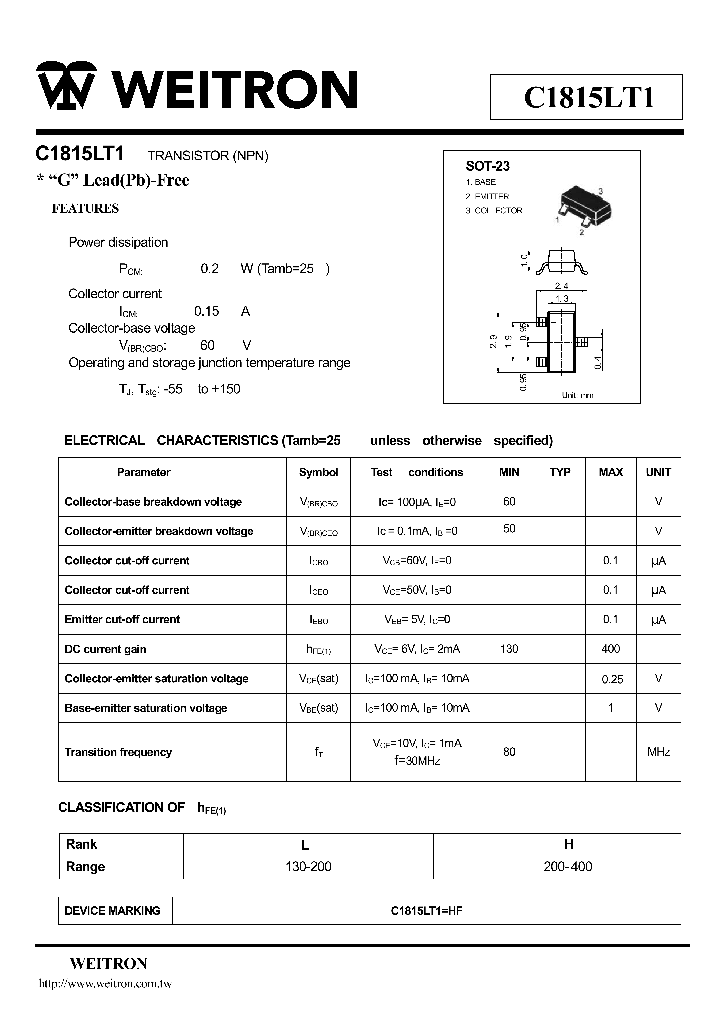 C1815LT1_1223182.PDF Datasheet