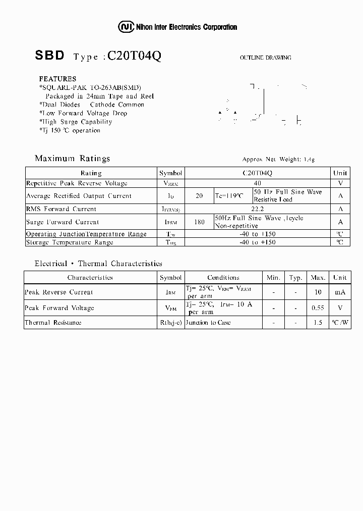 C20T04Q_1160430.PDF Datasheet
