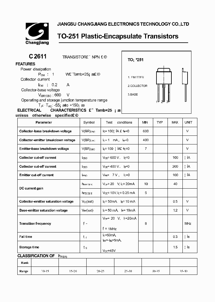 C2611-TO-251_1223225.PDF Datasheet