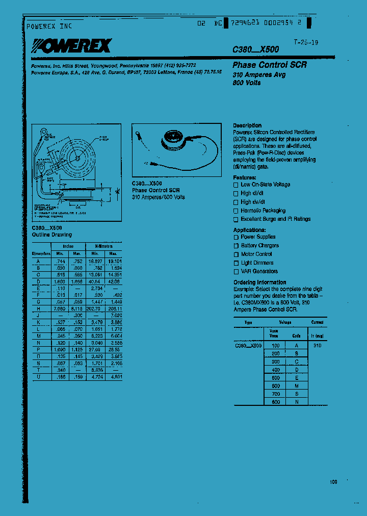 C380SX500_1223296.PDF Datasheet