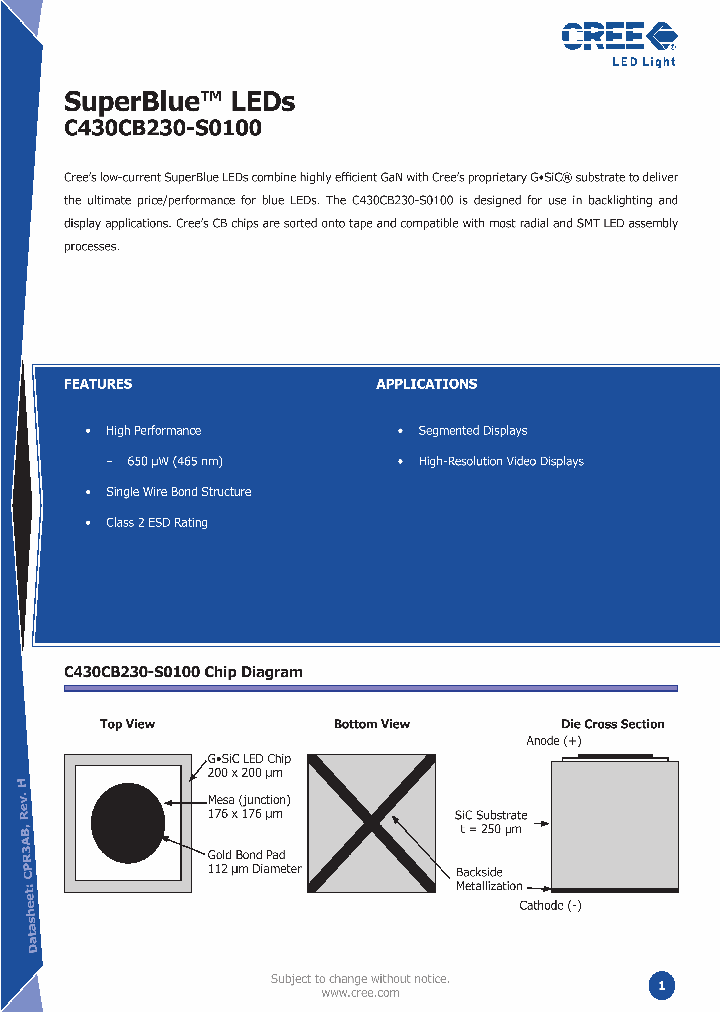 C430CB230-S0100_1223323.PDF Datasheet