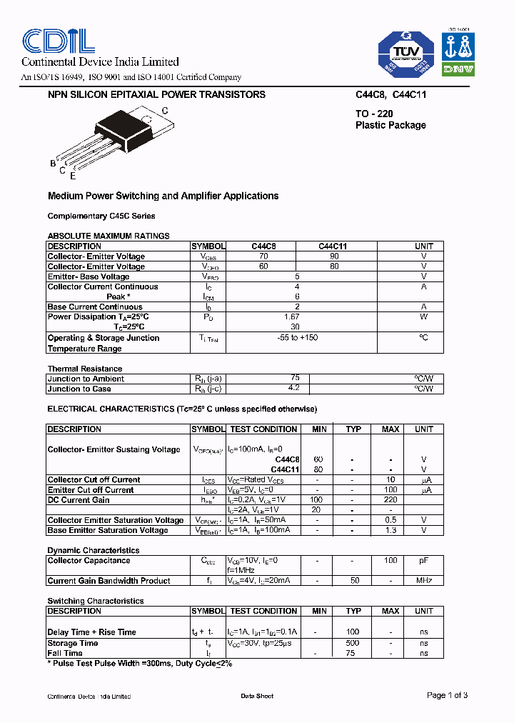 C44C11_1176016.PDF Datasheet