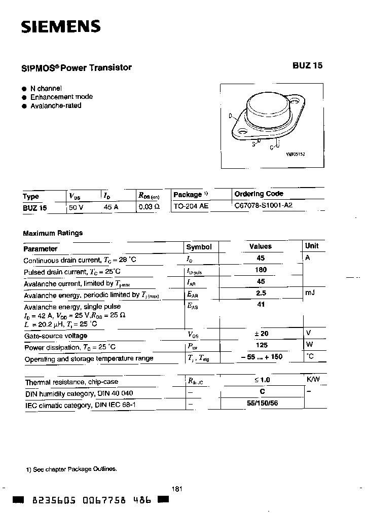 C67078-S1001-A2_1223571.PDF Datasheet