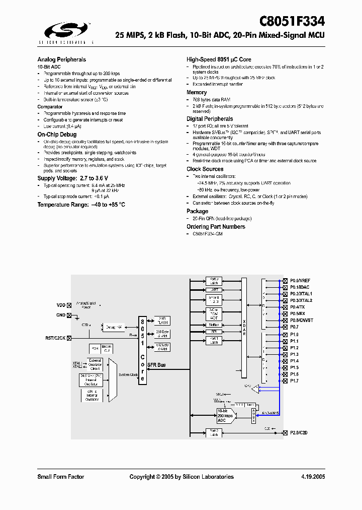 C8051F334-GM_1223779.PDF Datasheet