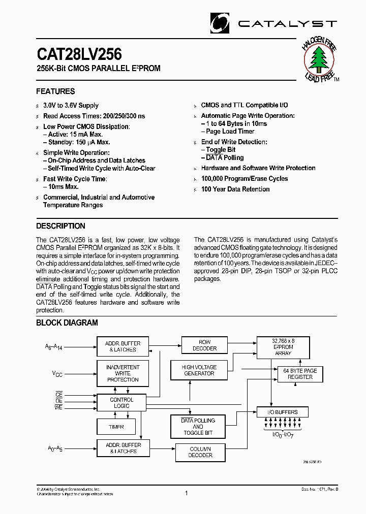 CAT28LV256NI-20T_1142411.PDF Datasheet