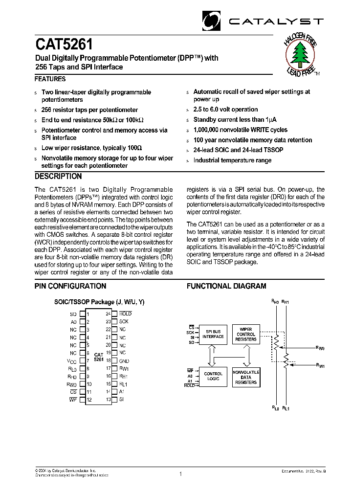 CAT5261YI-50TE13_1224163.PDF Datasheet