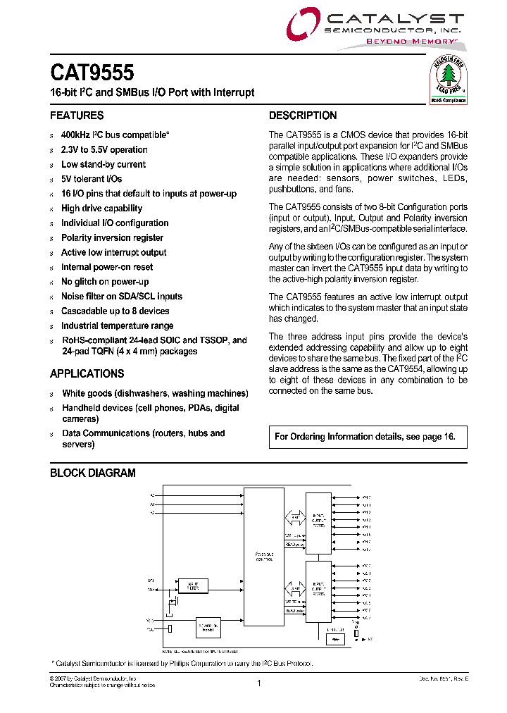 CAT9555YI-T1_1121081.PDF Datasheet