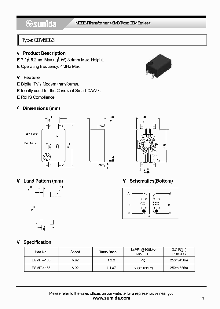 CBM5D33_1224219.PDF Datasheet