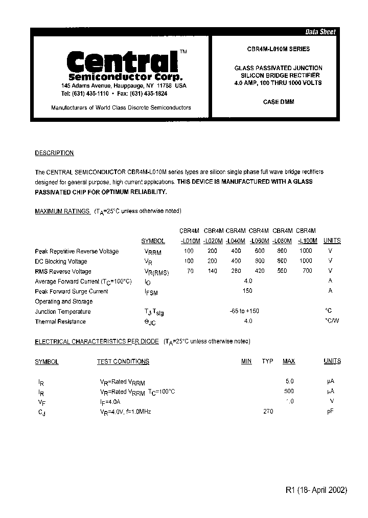 CBR4M-L100M_1224235.PDF Datasheet
