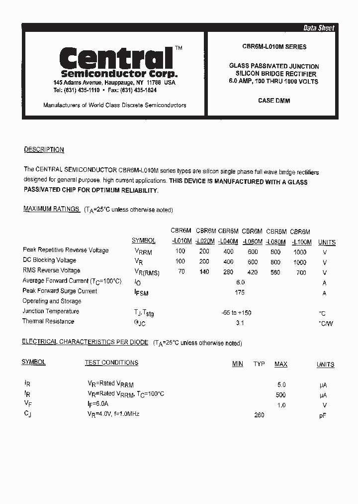 CBR6M-L100M_1224239.PDF Datasheet