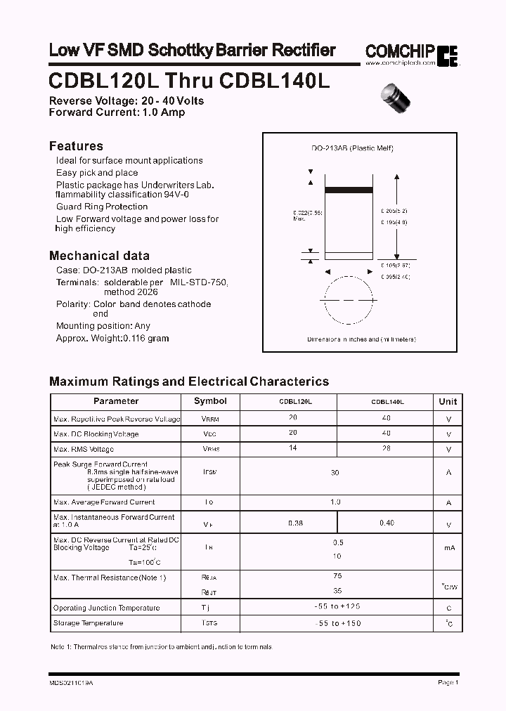 CDBL140L_1225217.PDF Datasheet