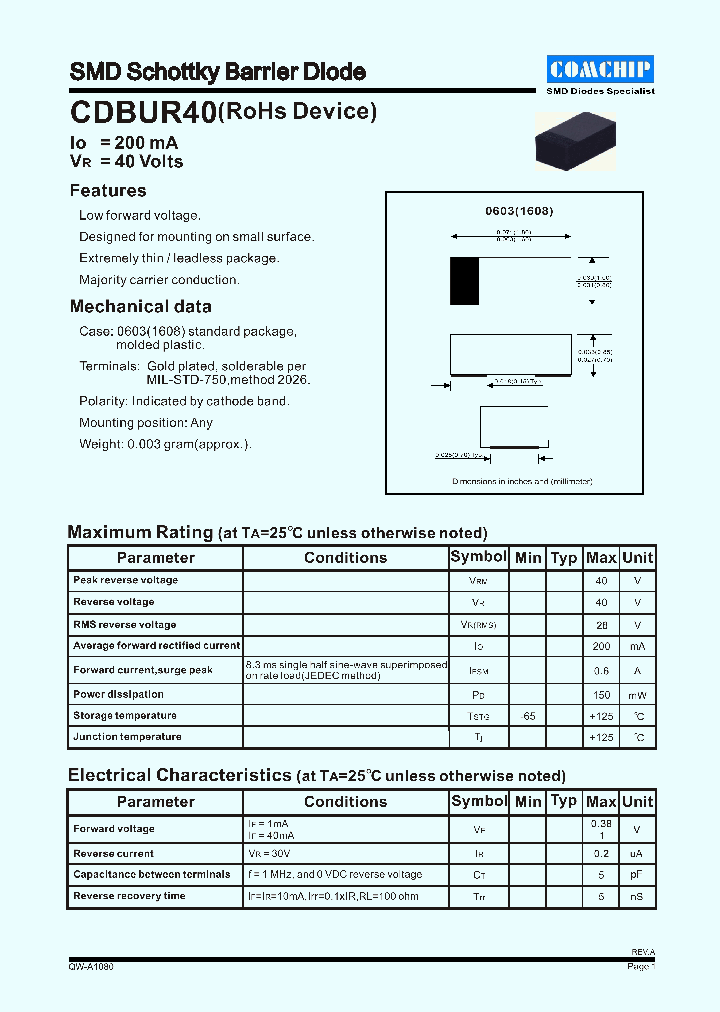 CDBUR40_1225260.PDF Datasheet