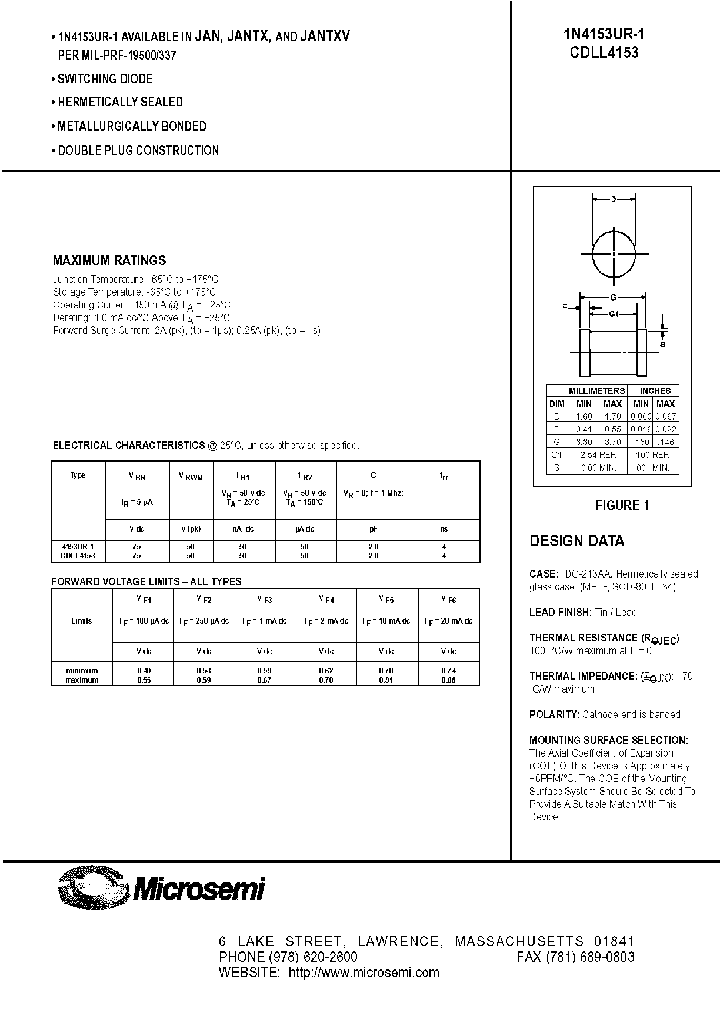 CDLL4153_1225405.PDF Datasheet