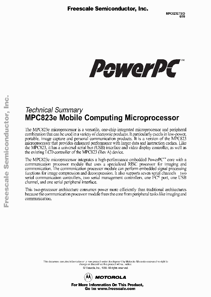 MPC823RD_1016025.PDF Datasheet
