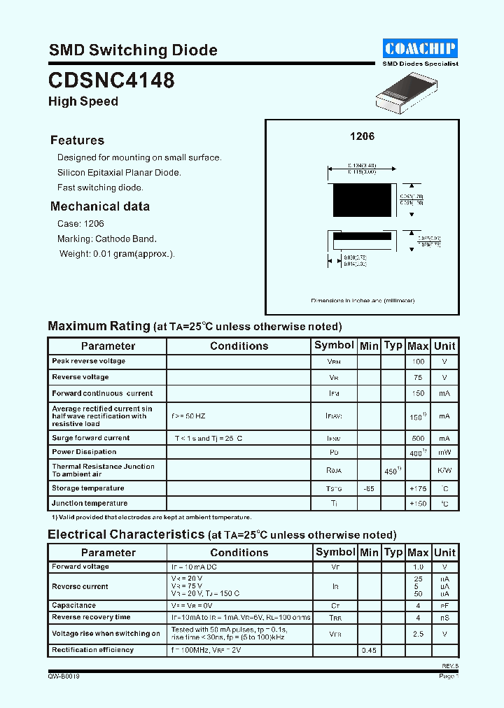 CDSNC4148_1225563.PDF Datasheet