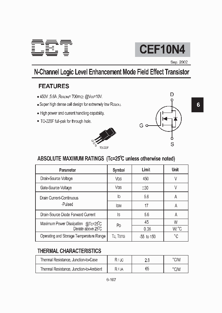 CEF10N4_1114058.PDF Datasheet