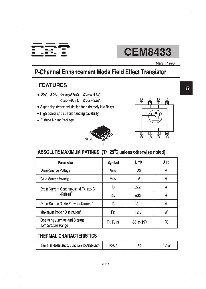 CEM8433_1225750.PDF Datasheet