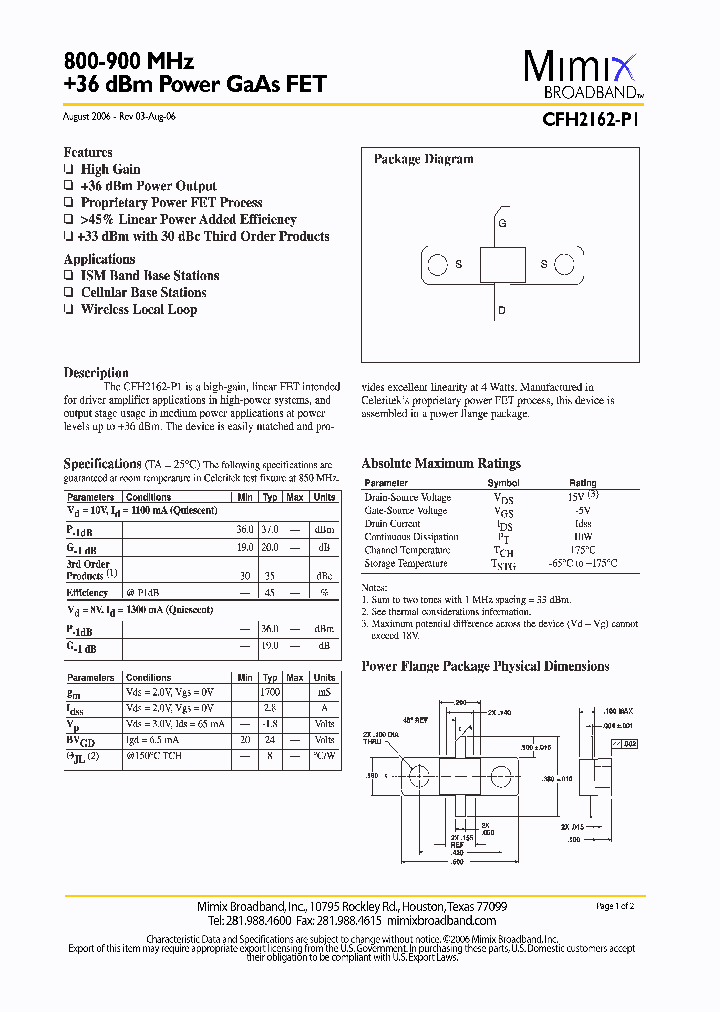 CFH2162-P106_720338.PDF Datasheet