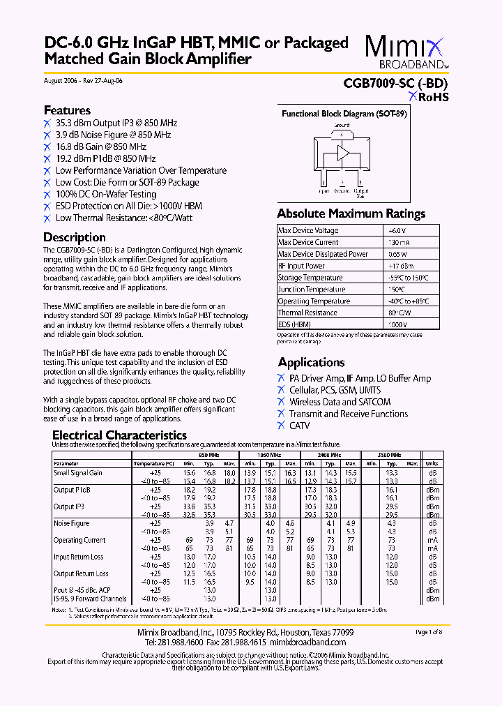 CGB7009-BD_1164312.PDF Datasheet