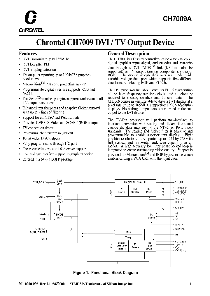 CH7009A_1085991.PDF Datasheet