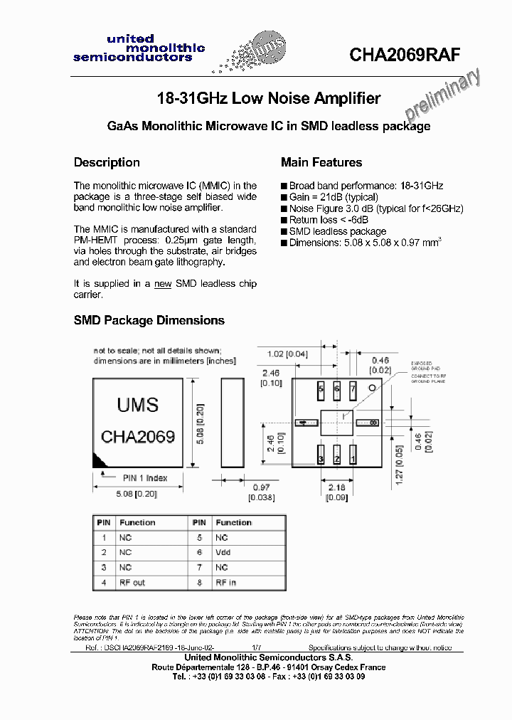 CHA2069RAF24_1226116.PDF Datasheet