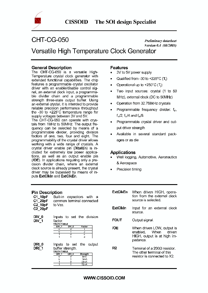 CHT-CG-050_1226206.PDF Datasheet