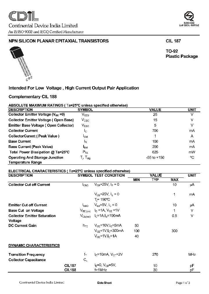 CIL188_1226225.PDF Datasheet