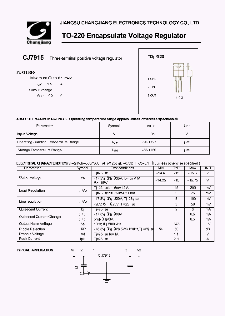 CJ7915-TO-220_1226296.PDF Datasheet