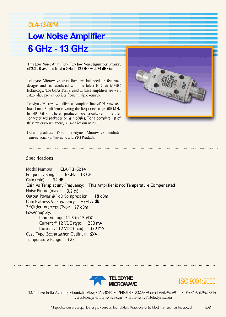 CLA-13-6014_1226388.PDF Datasheet