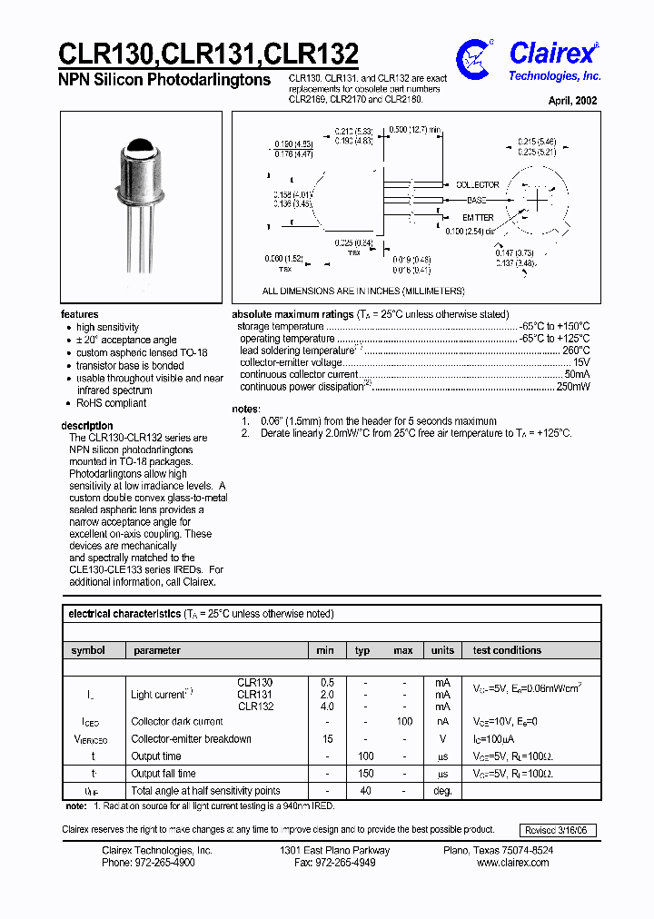 CLR132_1226570.PDF Datasheet
